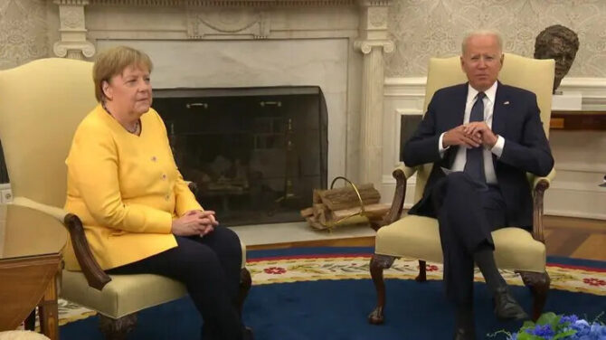 Байден і Меркель у Вашингтоні