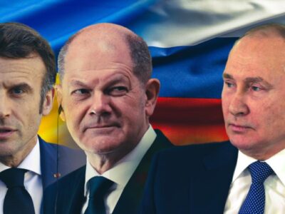 Макрон, Шольц та Путін